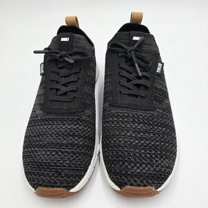 True Linkswear True Knit II Mens 9.5 Shoes Black Sneakers